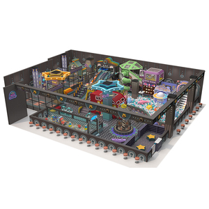 Équipement <span class=keywords><strong>de</strong></span> jeu doux, piscine <span class=keywords><strong>de</strong></span> sable, aire <span class=keywords><strong>de</strong></span> jeux intérieure à thème, labyrinthe, château coquin avec toboggan à grosses vagues, aire <span class=keywords><strong>de</strong></span> jeux intérieure à vendre - Product Image 2