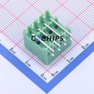 KF2EDGKRH-3.81-2*4P Plug-in Terminal Block Bent Lead Through Hole,P=3.81mm Board-to-Board / Socket - Closed 2x4P 3.81mm Green - Product Image 2