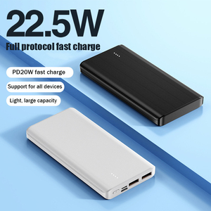 Chargeur Mobile Portable Mince 22.5W 20000mAh <span class=keywords><strong>Powerbank</strong></span> Haute Capacité avec Entrée Micro USB Charge Super Rapide pour iPhone <span class=keywords><strong>HUAWEI</strong></span> - Product Image 4