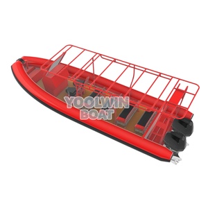 Yoowin 8.6m Barca RIB <span class=keywords><strong>in</strong></span> Alluminio Personalizzata ad Alta Velocità per 16 Persone, Taxi Acquatico Certificato CE per Crociere Fluviali e Trasporto su Canali - Product Image 6