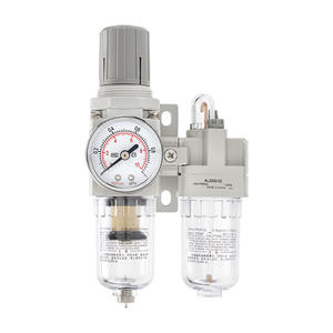 Unidad de Procesamiento de Fuente de Aire de Doble Unidad AFC2000, Separador de Aceite y Agua AFR/BFC2000, Regulador de Presión, Filtro, Unidad Todo en Uno - Product Image 1