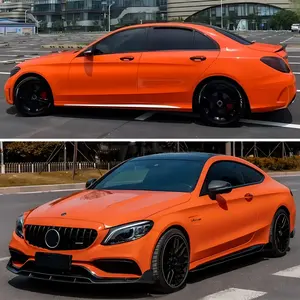 Crystal Lava Orange Color Car Sticker Color TPU PPF Wrapping Car Film TPU Paint Protection Film