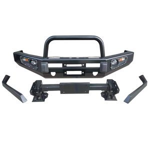 Parachoques Delantero de Acero Nuevo, Rejilla Protectora, Barra Antivuelco para Parachoques Trasero para <span class=keywords><strong>Toyota</strong></span> <span class=keywords><strong>Land</strong></span> <span class=keywords><strong>Cruiser</strong></span> LC200 <span class=keywords><strong>2016</strong></span>+ - Product Image 2