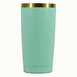 New Arrival 20oz <b>Reusable</b> Rainbow Plated Powder Coated Stainless Steel Travel Coffee Mug <b>Lid</b> Thermal Insulation 6-12 Hours - Product Image 1
