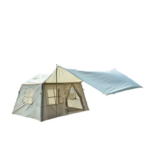 Tente gonflable monocouche quatre saisons à ouverture rapide automatique, portable, pliable, pour le camping en extérieur, en tissu Oxford - Product Image 5