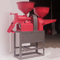 Machine à décortiquer et à pulvériser le riz à double tamis vibrant 130 kg/h 150 kg/h pour le soja et le maïs