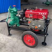 Pompe centrifuge diesel haute pression DaringFish 8HP, débit 60 m³/h, hauteur de refoulement 40 m, construction métallique pour surpression de système d'irrigation