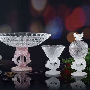 SAINT-VUE À La Main Cristal Pate de <span class=keywords><strong>verre</strong></span> Divertissant Maîtresse Bocal de bonbons Chocolat Plaque Décor À La Maison Ensemble - Product Image 1