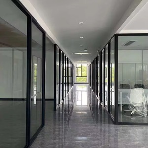Diseño <span class=keywords><strong>de</strong></span> partición simple <span class=keywords><strong>de</strong></span> cristal esmaltado <span class=keywords><strong>de</strong></span> doble capa <span class=keywords><strong>de</strong></span> oficina <span class=keywords><strong>de</strong></span> lujo moderno para exteriores industriales para entornos industriales - Product Image 3