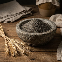 Poudre de sésame noir naturel très vendue pour les boissons saines, la pâtisserie et les compléments alimentaires