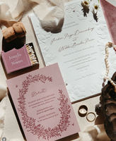 Cartes de luxe personnalisées en typographie, invitations de mariage haut de gamme, cartes postales texturées en relief, liste des invités, cartes de menu