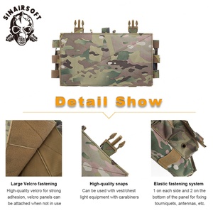 Chaleco Táctico de Camuflaje Personalizable de Nailon 500D, Multifuncional, Ajustable, Equipo de Defensa Personal para Exteriores - Product Image 6