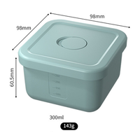Boîte à lunch carrée en silicone avec logo personnalisé, empilable, étanche, pour le stockage des aliments au réfrigérateur, au bureau, en pique-nique, en extérieur, pour la préparation des repas