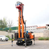 Petite foreuse de puits d'eau sur chenilles multifonctionnelle et portable pour usage domestique et agricole