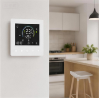 Thermostat intelligent WiFi Tuya avec écran tactile LCD, contrôleur de température pour chauffage au sol, compatible Alexa et Google