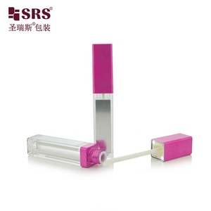 SLS005-4ML rỗng rsquare dưới chai cho Lip Plump Gloss make up bao bì với ánh sáng LED trên Cây Đũa phép với bàn chải - Product Image 4