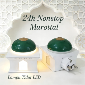 Luz Nocturna LED con Forma de Mezquita, Reproductor de Corán, Recitador de Zikr y Ruqya, 9.3cm x 8.3cm, Control Táctil, Plástico, Enchufe Europeo - Product Image 4