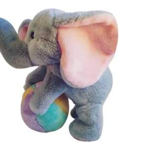 Namen für weiche Elefanten puppe Zirkus benutzer definierte Plüsch Elefant Stofftiere Spielzeug