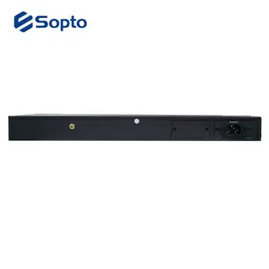 Sopto 220V แหล่งจ่ายไฟ AC สําหรับ EPON 4-Port FTTH OLT อุปกรณ์ 4 GE + 2 10GE 1U 4 PON พอร์ตเครือข่ายใช้ภายใน 20 กม.