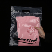 Sacs à fermeture éclair en plastique transparent avec Logo personnalisé pour oreiller, couette, couverture, drap de lit, sacs d'emballage en plastique avec poignée