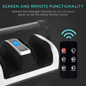 Elektrikli kas kabartma ayak silindiri titreşimli taşınabilir refleksoloji cihazı Shiatsu bacak ayak masajı ile ısı - Product Image 6