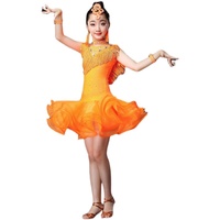 Nouvelle robe de danse latine à franges pour filles, idéale pour les compétitions et les spectacles