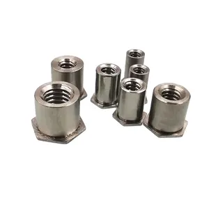 SOS M3M4M5M6M8 Self-Clinching studs Passivated stainless steel hex through hole screwlock standoffs self clinching standoffs