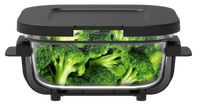 ANBOLIFE OEM&ODM Friteuse à air en verre non toxique 4 Qt et 6 récipients, sans PFAS, écran tactile LED, 95 % moins d'huile, appareils de cuisine