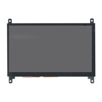 7 Zoll 7" 1024x600 IPS LCD VGA-Treiberplatine Kapazitiver Touchscreen Hochauflösendes Schnittstellenmodul Kompatibel mit Raspberry Pi