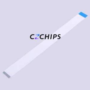 JS10B-16P-200-4-8 FFC Cable (Flexible Flat Cable) P=1mm Connector 16P 1mm 0.3mm Reverse - Product Image 2