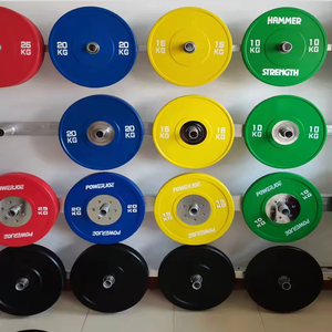 แผ่นบาร์เบลยางสีสันสดใส ทนทาน เป็นมิตรกับสิ่งแวดล้อม เหมาะสำหรับใช้ในบ้าน ยิมเชิงพาณิชย์ อุปกรณ์ออกกำลังกายระดับมืออาชีพ - Product Image 3