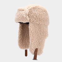 Chapeaux trappeur en fausse fourrure unisexe, style russe, avec rabats d'oreilles, fourrure complète, sherpa, chauds, pour l'hiver, le ski en plein air