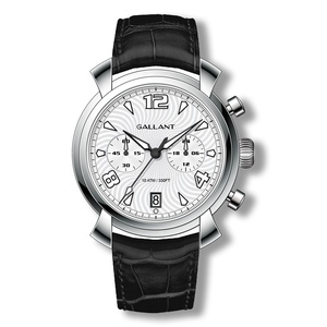 Montre personnalisée Marque supérieure Montre analogique de créateur verte argentée multifonction avec calendrier à la mode et chronographe pour hommes - Product Image 5