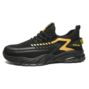 Botas de Seguridad Ligeras y Transpirables para <span class=keywords><strong>Hombre</strong></span> y Mujer, con Suela <span class=keywords><strong>Teva</strong></span>, para Obras de Construcción, Antiaplastamiento, Antipinchazos, con Puntera de Acero y PU - Product Image 1