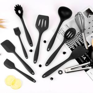 Utensilios <span class=keywords><strong>de</strong></span> cocina antiadherentes para el hogar, utensilios <span class=keywords><strong>de</strong></span> cocina <span class=keywords><strong>de</strong></span> <span class=keywords><strong>madera</strong></span> <span class=keywords><strong>de</strong></span> silicona, superventas, 10 Uds. - Product Image 3