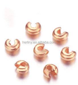 3Mm 4Mm 5Mm Định Vị Uốn Hạt 18K Vàng Thép Không Gỉ Mở Lưỡi Liềm Hình Cuối Hạt Cho Đồ Trang Sức Làm Phụ Kiện - Product Image 3