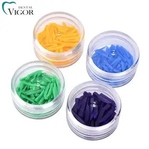 100Pcs/Box 4 Size Colorful Dental Disposable Plastic Wedge Interdental Composite Wedges