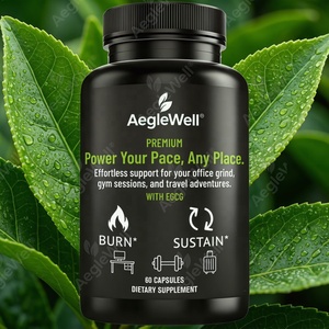 Capsules d'extrait <span class=keywords><strong>de</strong></span> thé vert AegleWell, complément alimentaire pour la gestion <span class=keywords><strong>de</strong></span> la masse corporelle et <span class=keywords><strong>de</strong></span> l'énergie, capsules brûle-graisses pour un ventre plat - Product Image 4