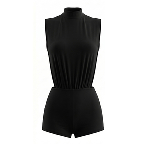 Viviblook J26RP174 Ropa de Verano para Mujer, Sexy, Sin Mangas, con Botones, Color Sólido, Plisado, Ajustado, Informal - Product Image 6