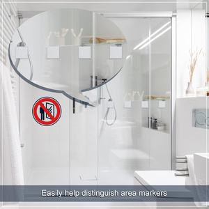 Autocollants de sensibilisation aux portes en verre, autocollants <span class=keywords><strong>anti</strong></span>-<span class=keywords><strong>collision</strong></span> <span class=keywords><strong>pour</strong></span> portes, marqueurs de distraction en verre, autocollants carrés <span class=keywords><strong>pour</strong></span> fenêtres <span class=keywords><strong>pour</strong></span> portes - Product Image 5