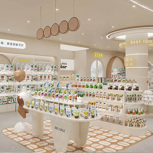 01-TXNYS-A Vitrine à la mode moderne de style lumière du soleil pour la conception de magasins - Product Image 1