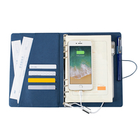 Agenda pratique powerbank multifonctionnel planificateur quotidien cahier non daté sans fil chargeur de banque d'alimentation cahier