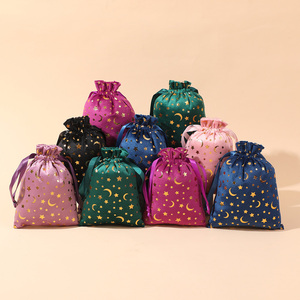 Bolsa de Almacenamiento de Lujo con Cordón, Diseño de Estrellas y <span class=keywords><strong>Luna</strong></span>, para el Festival del Medio Oriente, Nueva, Importada, de Primera Calidad - Product Image 1