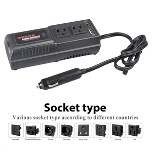 <span class=keywords><strong>Convertisseur</strong></span> de courant pur sinus 200W/400W de pointe, quadri-sortie DC <span class=keywords><strong>12V</strong></span>/24V AC 110V/220V, <span class=keywords><strong>pour</strong></span> <span class=keywords><strong>camping</strong></span>-<span class=keywords><strong>car</strong></span>, fourgon aménagé, camion, voyage, <span class=keywords><strong>camping</strong></span> - Product Image 6