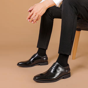 Chaussures Oxford pour hommes, style 2026, luxueuses, décontractées, en cuir fait main, imperméables, pour le bureau et les occasions spéciales, nouvelles chaussures de mariage - Product Image 2