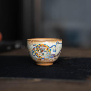 Tasse à thé Dunhuang <span class=keywords><strong>Kweichow</strong></span> Moutai Tasse unique Retro Master Cup Tea Drinking Household Kung Fu Small Tea Bowl - Product Image 2