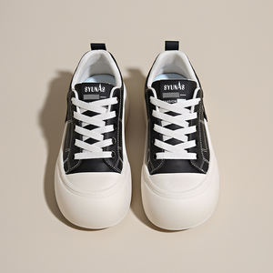 Zapatos Cálidos para Mujer, Negros, con Suela Gruesa, Aumento de Altura, Antideslizantes, Transpirables, Zapatos Sencillos para Mujer - Product Image 5