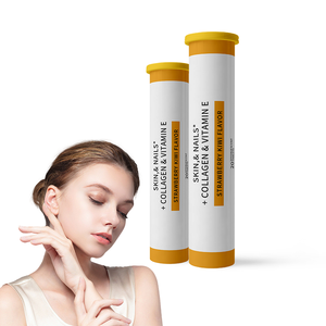 Saç cildi ve tırnakları desteklemek için biyotin E vitamini C vitamini ve kollajen ile en popüler efervesan vitamini içecek tableti - Product Image 6