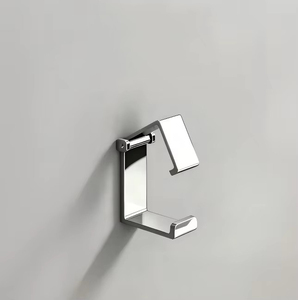 Étagère de rangement et support mural sans perçage en acier inoxydable Laixing pour lavabo de salle de bain <span class=keywords><strong>avec</strong></span> crochets - Product Image 1