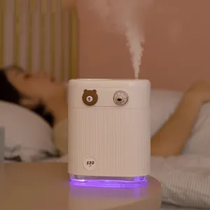Taşınabilir Usb sevimli nemlendiriciler Mist Maker renkli gece lambası Mini serin buharlı nem aygıtı